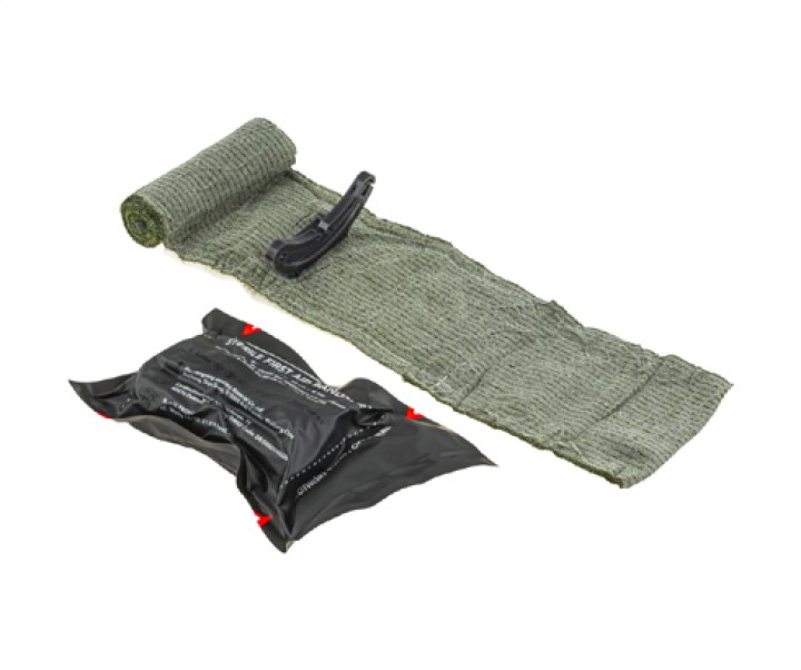 Opatrunek indywidualny typu izraelskiego z elementem dociskowym 8″ (20 cm)